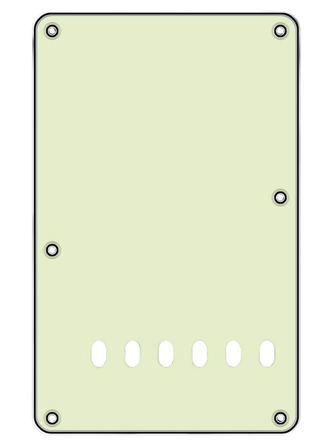 Boston BP-313-M rugplaat, string spacing 11,2mm, mint, 3 ply, standaard Stallion, 86x138mm