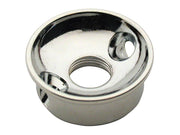 Boston JP-8-C TE-model input cup, with angled screwholes, M9 thread, metal, chrome