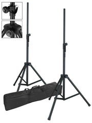 Boston BS-105-BKB speakerstatief, zwart, max hoogte: 200 cm, luchtgeveerd, aluminium, lichtgewicht, 1 set incl. tas