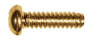 Boston SS-20-G switch bolt, 3,4x12mm, 12pcs, dome head, 6-32 thread for USA lever switches, gold