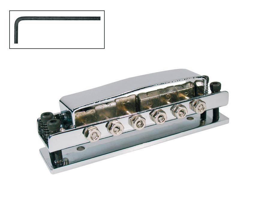 Boston B-210-N brug voor e-gitaar, RICK model, nikkel