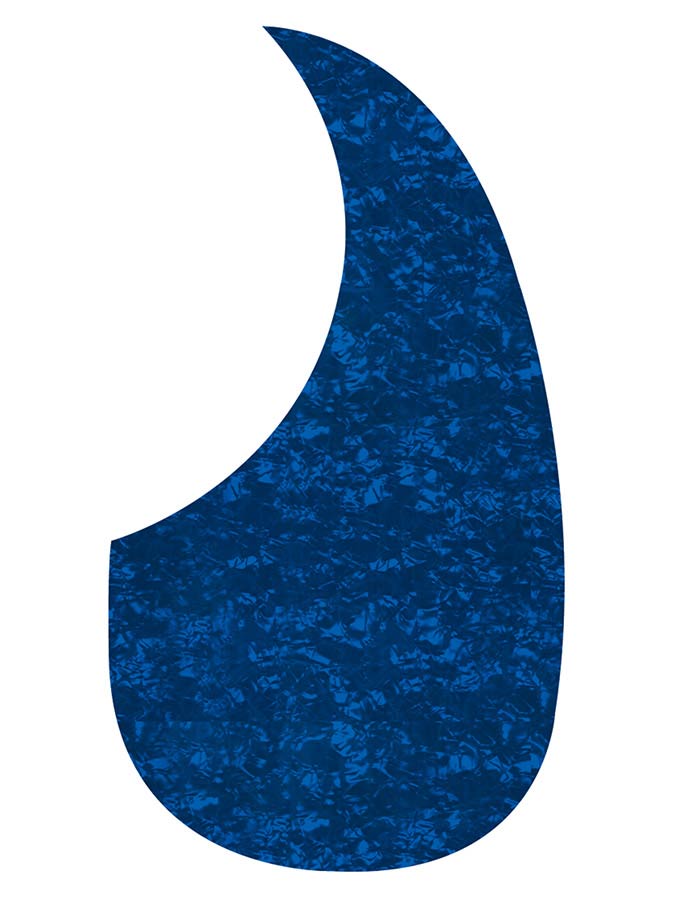 Boston AG-100-PBU slagplaat, akoestisch, druppel model, zelfklevend, pearl blue