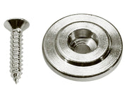 Boston SH-15-N snaargeleider voor bass gitaar, knoop model, nikkel, inclusief schroef, 19mm, hoogte 7mm