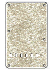 Boston BPL413-PW rugplaat, string spacing 11,2mm, parel wit, 4 ply, standaard Stallion, 86x138mm, linkshandig