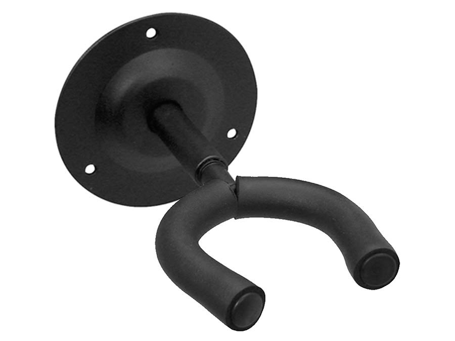Boston FC-515 ophanghaak voor ukelele, recht model, wandbevestiging, zwart