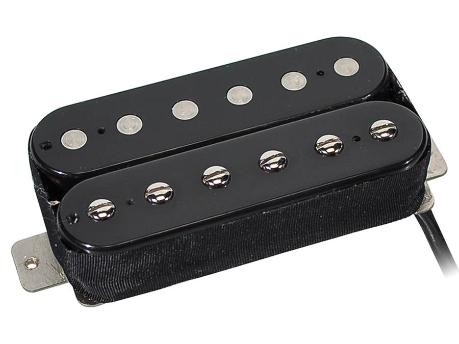Boston PHB-90-BBK humbucker pickup, Alnico 5 bar, 4 conductors, waxed formvar wire, 15.0K bridge, black
