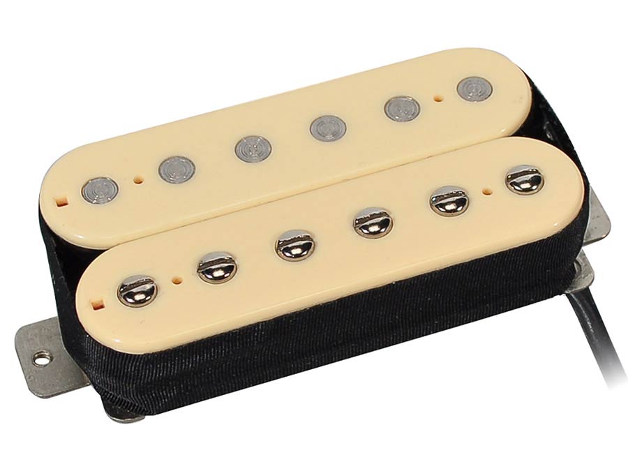Boston PHB-90-BIV humbucker pickup, Alnico 5 bar, 4 conductors, waxed formvar wire, 15.0K bridge, ivory