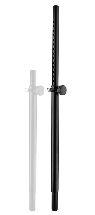 Boston KP-240 boxstatief, tussenstang. instelbare hoogte 72-110 x 3,5 cm, staal, max 30kg, geproduceerd in EU