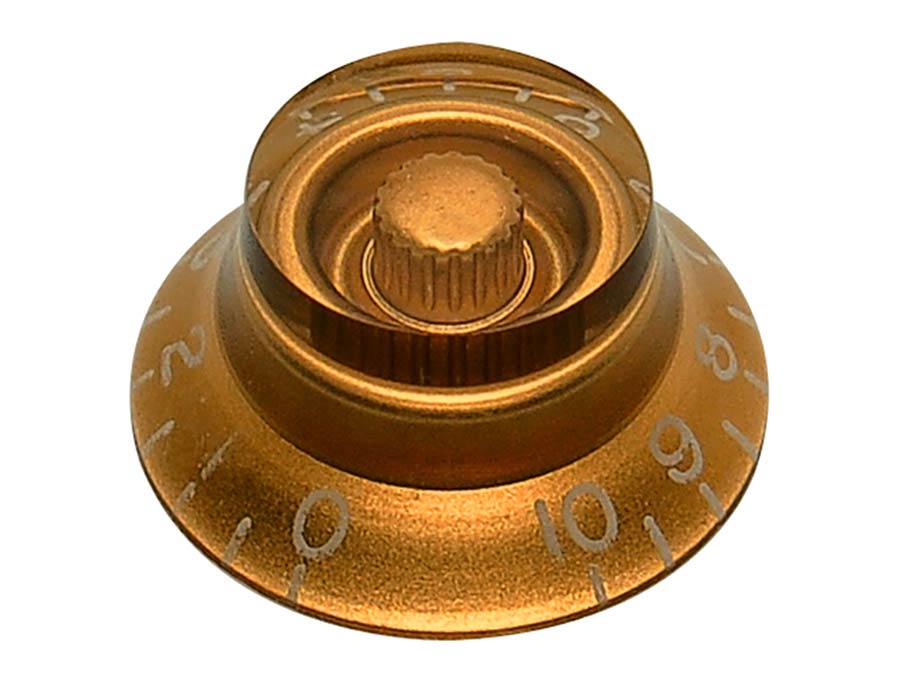 Boston KA-160L bell knob, lefty, transparent amber