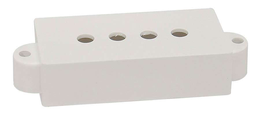 Boston PPC-15-WH pickup cover, Puncher Bass model split coil, 2 pcs, white
