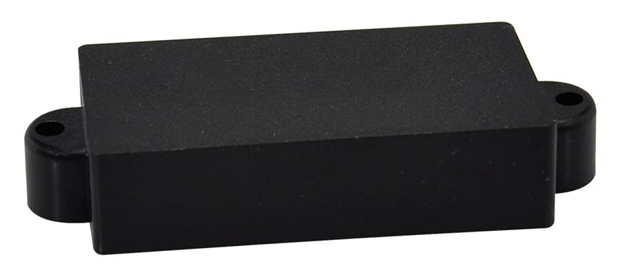 Boston PPC-25-BK pickup cover, Puncher Bass model split coil, no holes, 2 pcs, black