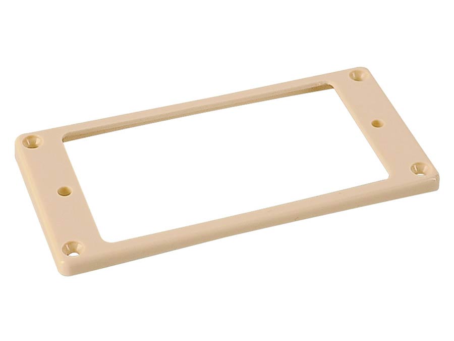 Boston HCS3050IV humbucker frame, curved bottom slanted top, 3 to 5mm height, ivory