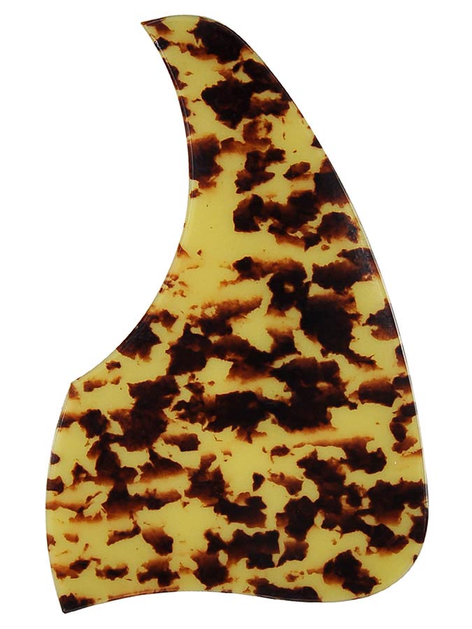 Boston RIAC-05 pickguard teardrop, 1-ply yellow shell, w.self adhesive tape