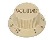 Boston KI-1726-V bell knob, Stallion, ivory, volume, fits both 24 fine (CTS) and 18 coarse knurl (Alpha) incl. Japan