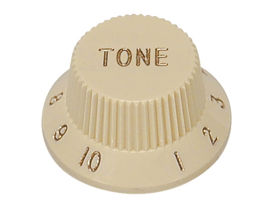 Boston KI-1726-T bell knob, Stallion, ivory, tone, fits both 24 fine (CTS) and 18 coarse knurl (Alpha) incl. Japan