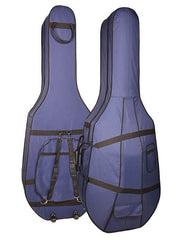 Boston SBB-44-DB double bass case, 4/4 standard model, foam moulded, blue