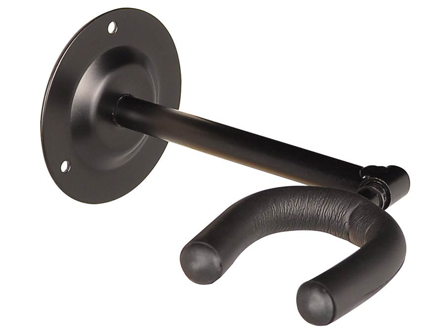 Boston FC-525 ophanghaak voor ukelele, hoekmodel, wandbevestiging, zwart