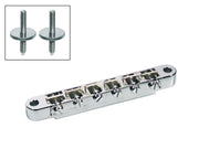 Boston B-160-N brug voor e-guitar, "tune'o matic", stud spacing 73,5mm, stud diam 4mm, nickel