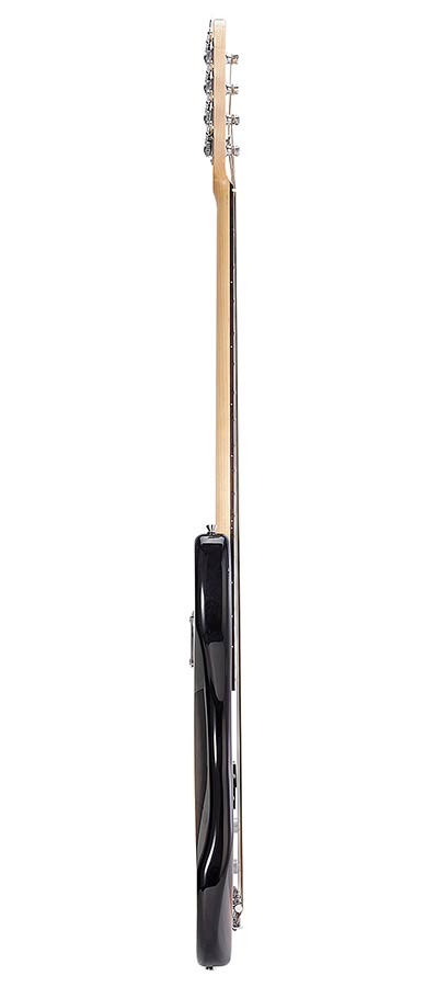 SX BD2/BK P-Style elektrische basgitaar zwart met gigbag