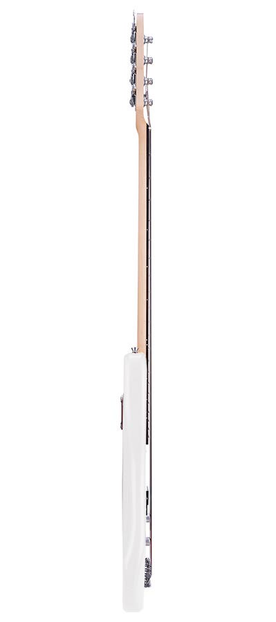 SX BD2 P-Style elektrische basgitaar met tas – wit