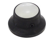 Boston KB-261 bell knob with pearloid inlay, black