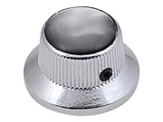 Boston KCH-263 bell knob with black pearl inlay, chrome