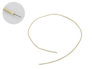 Boston PBW1/WH USA made waxed cotton braided push back wire, wit, 1 ft