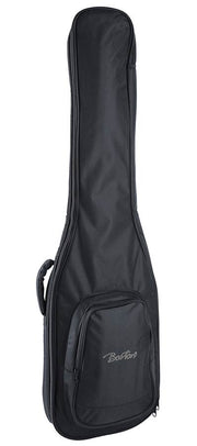Boston B-15.2 gig bag for bass guitar, 15 mm. padding, cordura, 2 straps, multiple pockets, black
