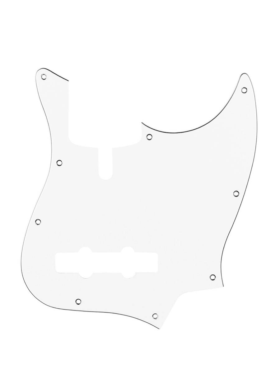 Boston M4V-310-W pickguard, Sire Marcus Miller V-series 4-string, 3 ply, white
