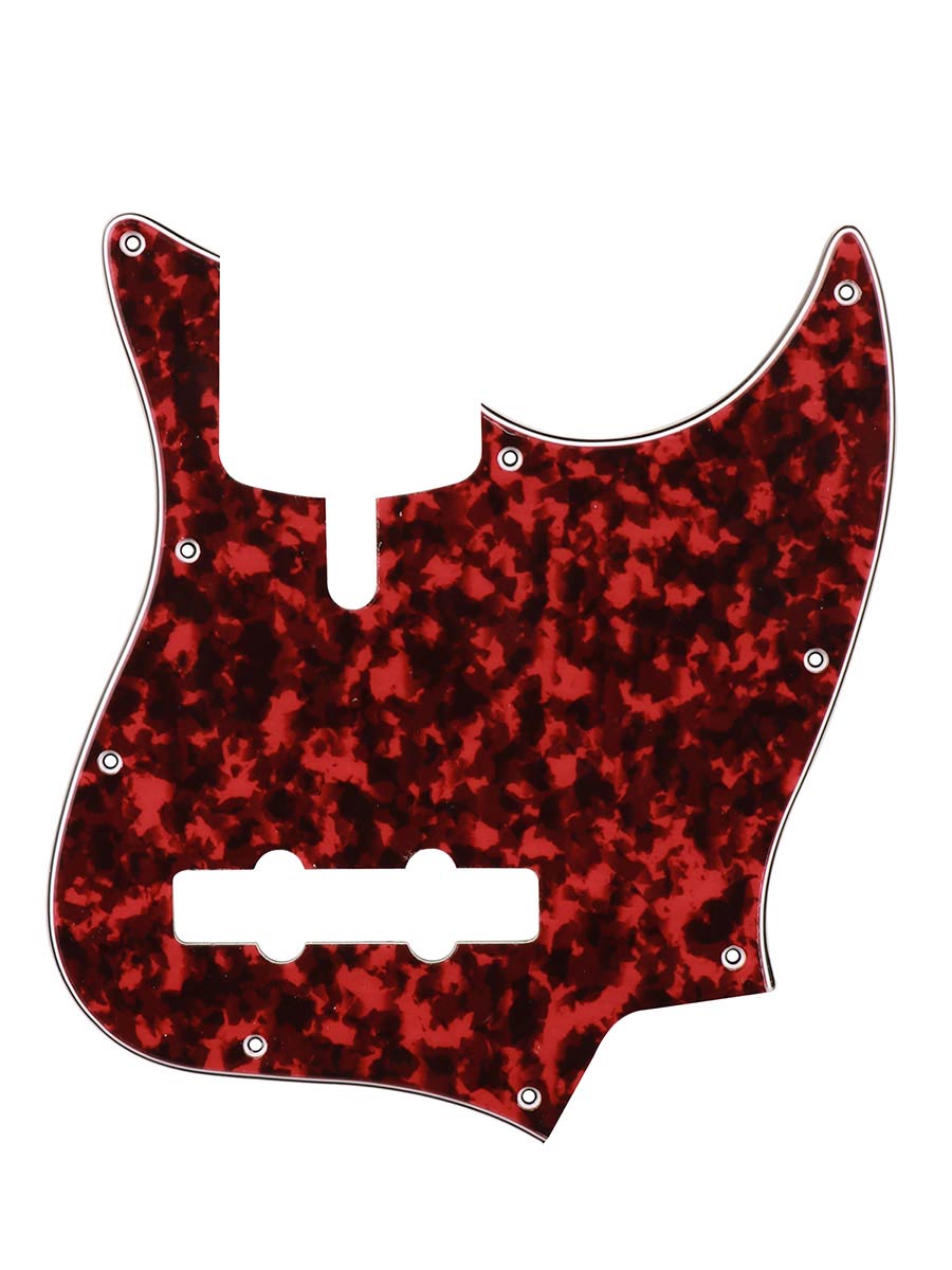 Boston M4V-310-RR pickguard, Sire Marcus Miller V-series 4-string, 3 ply, tiger red