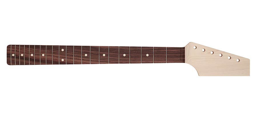 Boston JTN21R-C contemporary neck, made in Japan, TE style, maple/rosewood, half paddle, 9,5" radius, 6105 fretwire