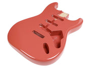Boston JST-3A-FRD vintage body Stallion model (made in Japan), 3 piece alder, fiesta red PU