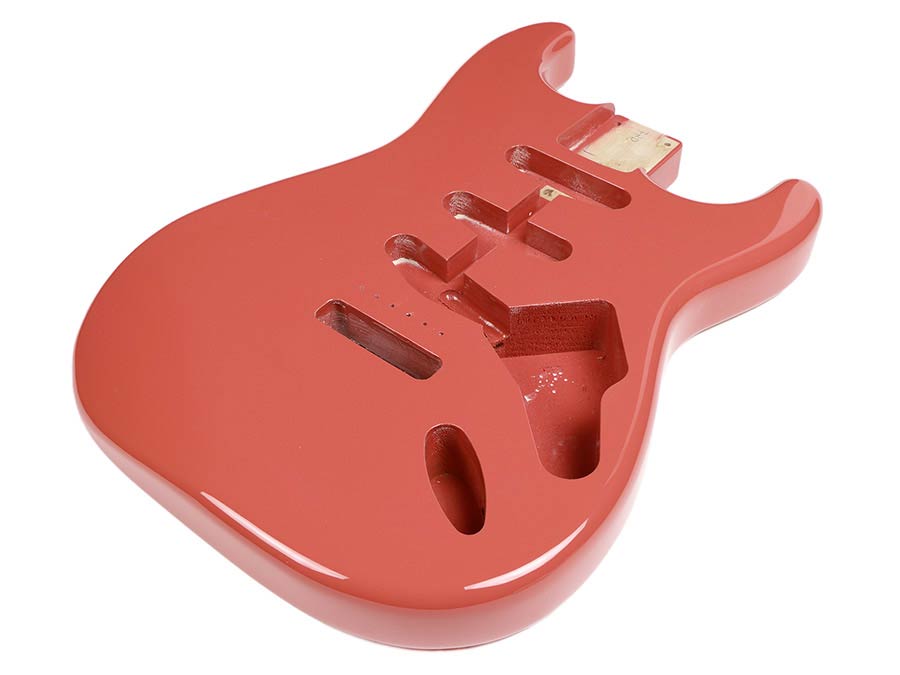 Boston JST-3A-FRD vintage body Stallion model (made in Japan), 3 piece alder, fiesta red PU