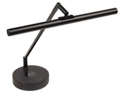 Boston PLM-1000-BK piano LED lamp, inclusief draadloze oplader, T-vorm, zwarte aluminium behuizing, inclusief adapter
