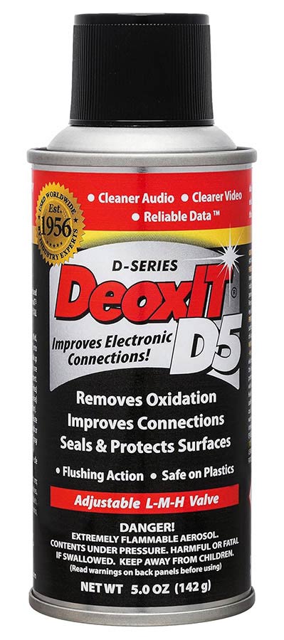 Boston D5S-6-LMH CAIG DeoxIT D5S-6-LMH contact cleaner & rejuvenator, 182ml, 5% solution, UNI1950