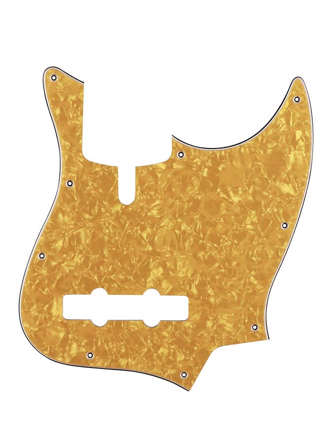 Boston M5V-310-PY pickguard, Sire Marcus Miller V-series 5-string, 3 ply, pearl yellow