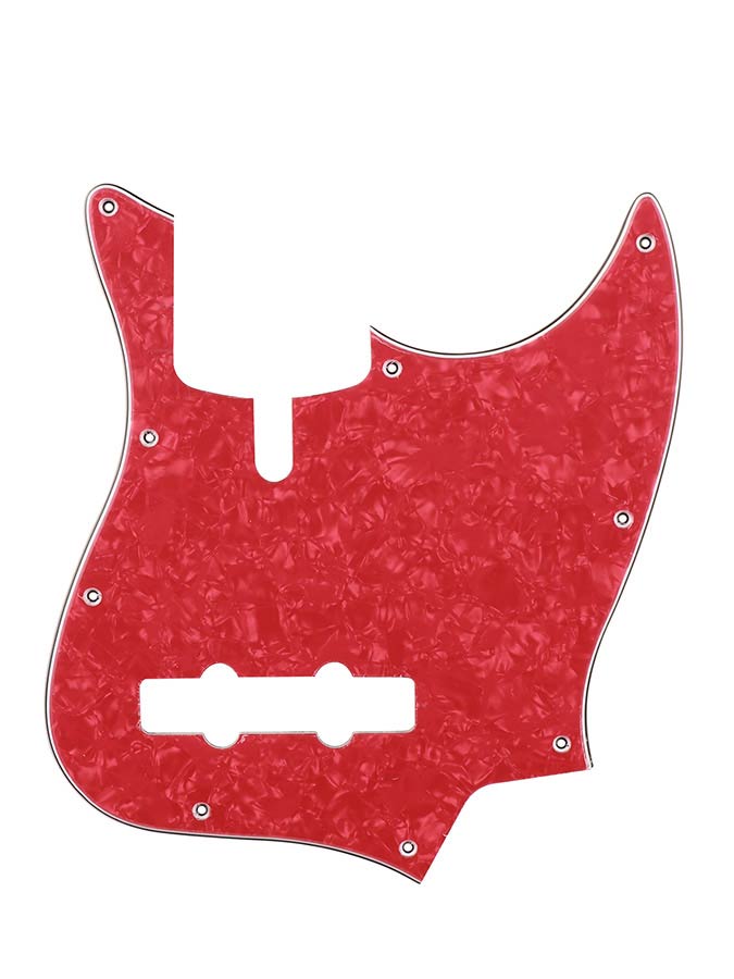 Boston M5V-310-PR pickguard, Sire Marcus Miller V-series 5-string, 3 ply, pearl red
