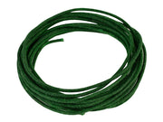 Boston PBW10/GR interne gitaarbedrading, gewaxt katoen gevlochten push back wire, groen, 3 mtr, USA made