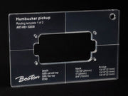 Boston ART-HB pickup routing templates humbucker