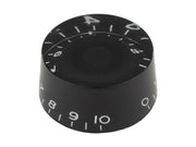 Boston KB-110-IM speed knob, transparent black, fits 24 fine (CTS) and 18 coarse knurl (Alpha), m.i. Japan