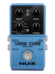 NUX Verb Core Deluxe Reverbpedaal met 8 Reverb-effecten en Stereo