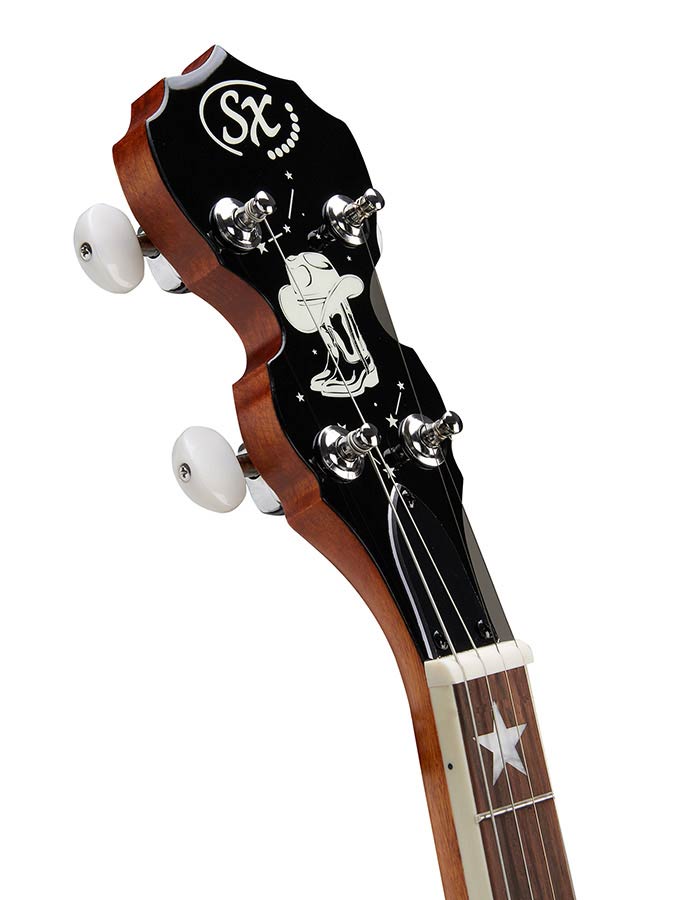 SX BJ404 4-snarige banjo naturel