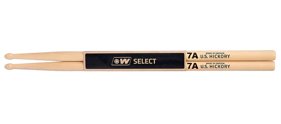 Wincent W-DB7A 7A Tweede keus Hickory Drumstokken – 395 x 13,6 mm