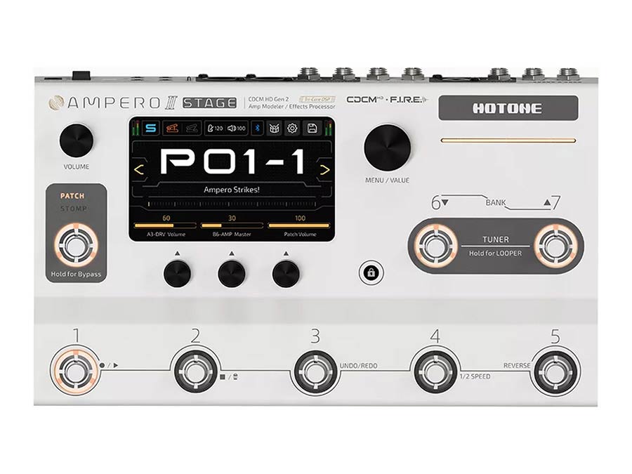 Hotone MP-380 Ampero II Stage amp modeler and multi-effects processor