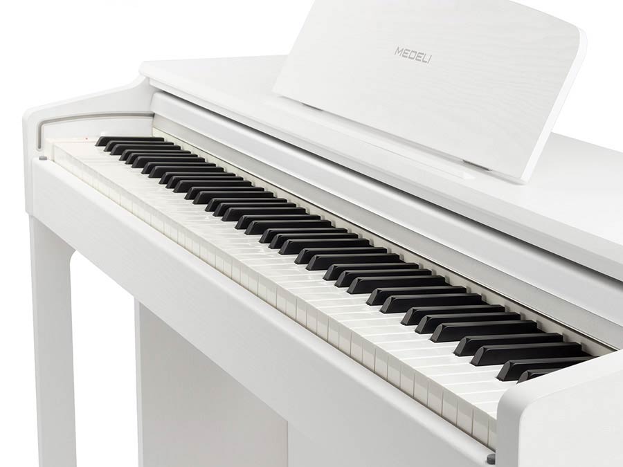 Medeli UP82 digitale piano 88 gewogen toetsen – puur wit satijn