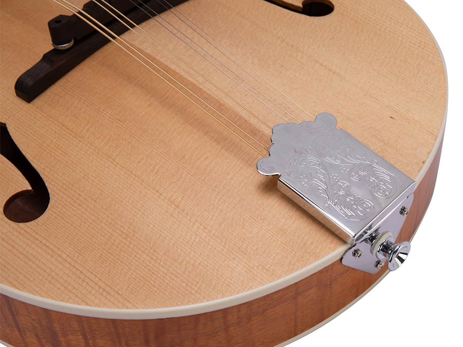 SX SMA600 A-stijl mandoline naturel met massief sparren bovenblad