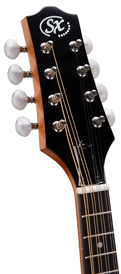 SX SMA600 A-stijl mandoline naturel met massief sparren bovenblad