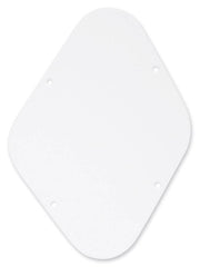 Boston P-102-W rugplaat, potmeters cavity, wit, 1 ply, LP-model
