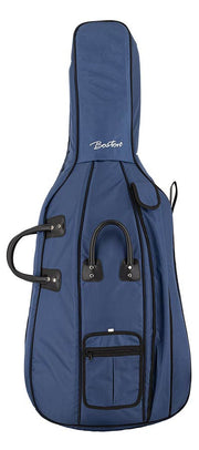 Boston CT-314 cello bag 23mm padded 1/4, blue, resistant nylon cover, 2 straps, various pockets