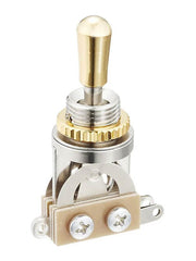 Boston SW-20-GP Japanse 3-weg toggle-schakelaar goud